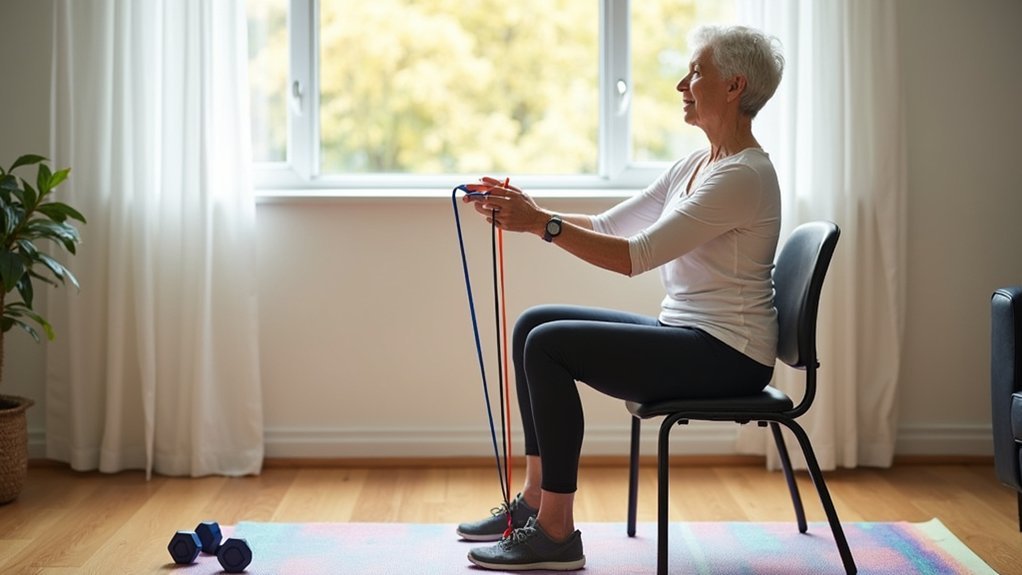 chair based stability exercises