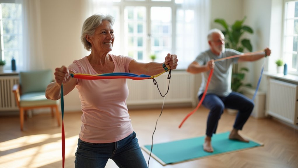 resistance band exercises for seniors