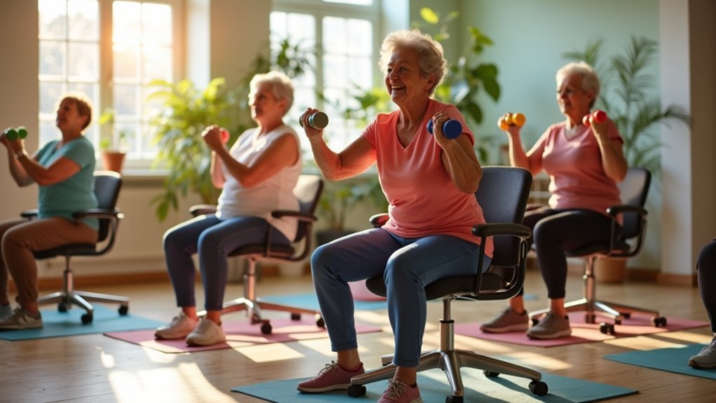 seated light weight curls