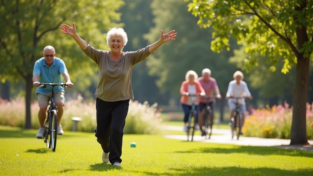 seniors thriving through outdoor exercises