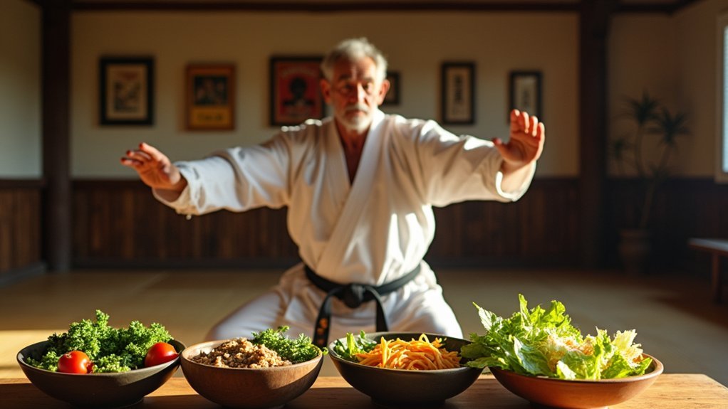 aging martial artists protein absorption