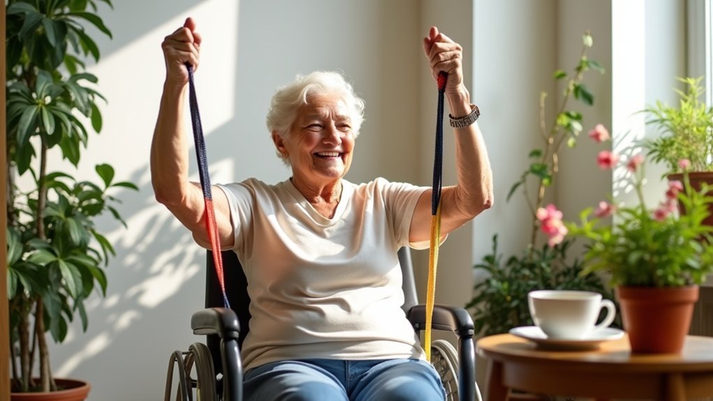 chair exercises enhance muscle strength