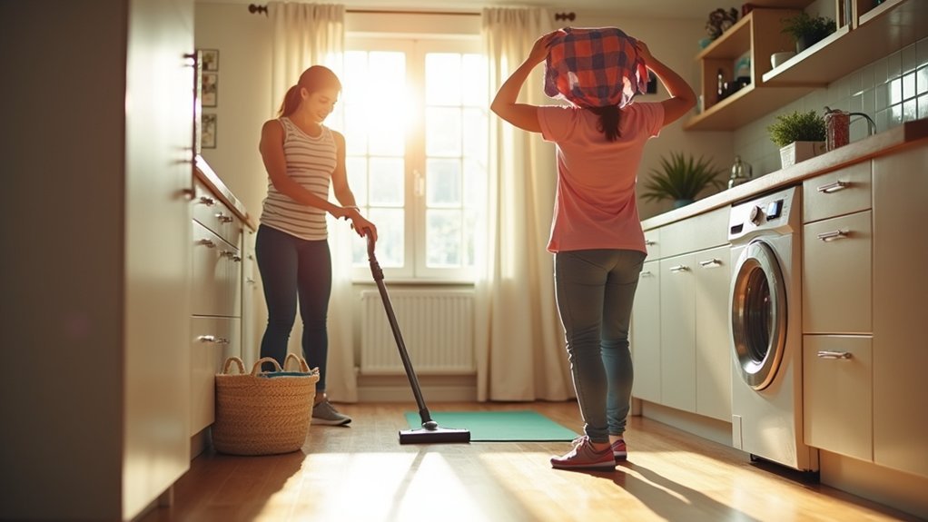 chores become effective workouts