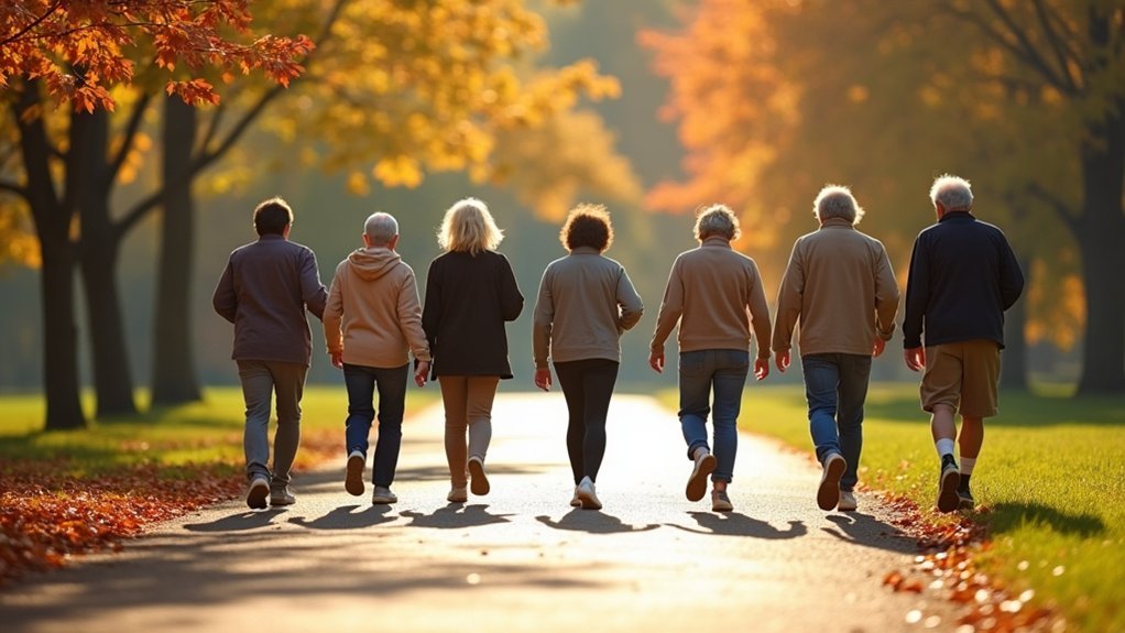fall preventing walking routines