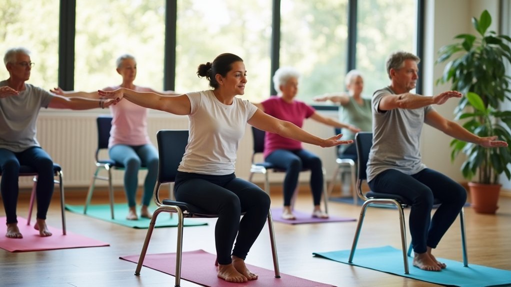 safe chair based flexibility exercises