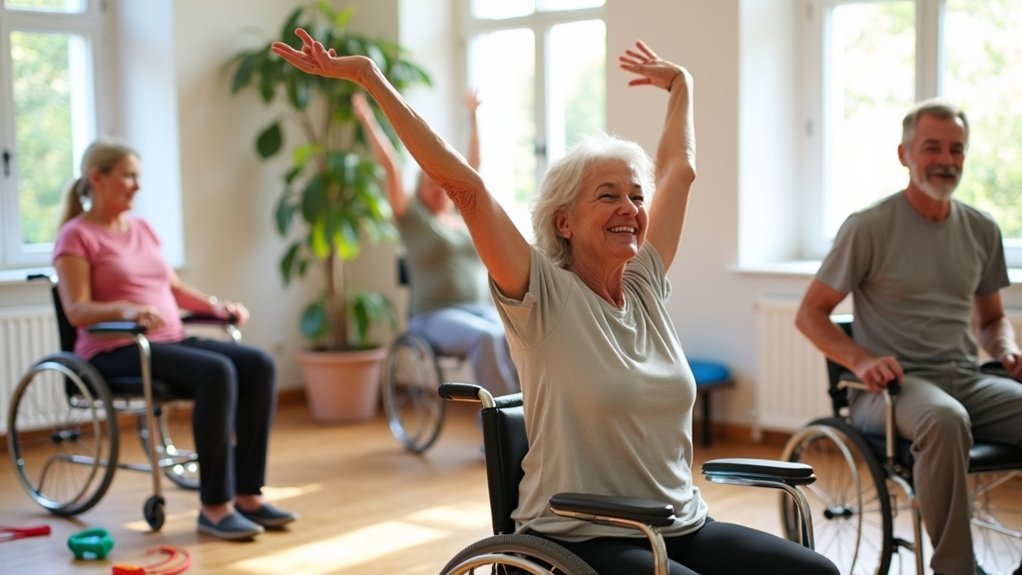 accessible chair based workouts