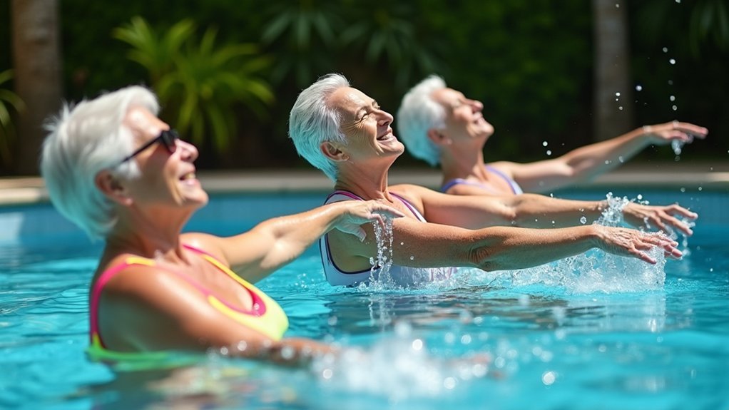 aquatic lower body stretches