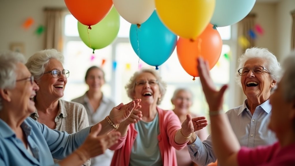 balloon toss enhances coordination