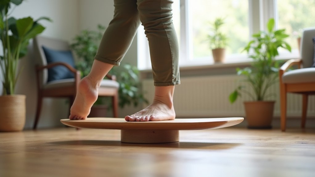 begin balance board training