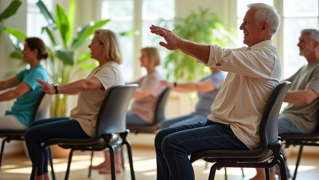 chair exercises enhance circulation