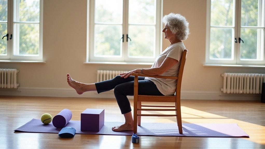 chair yoga props for seniors