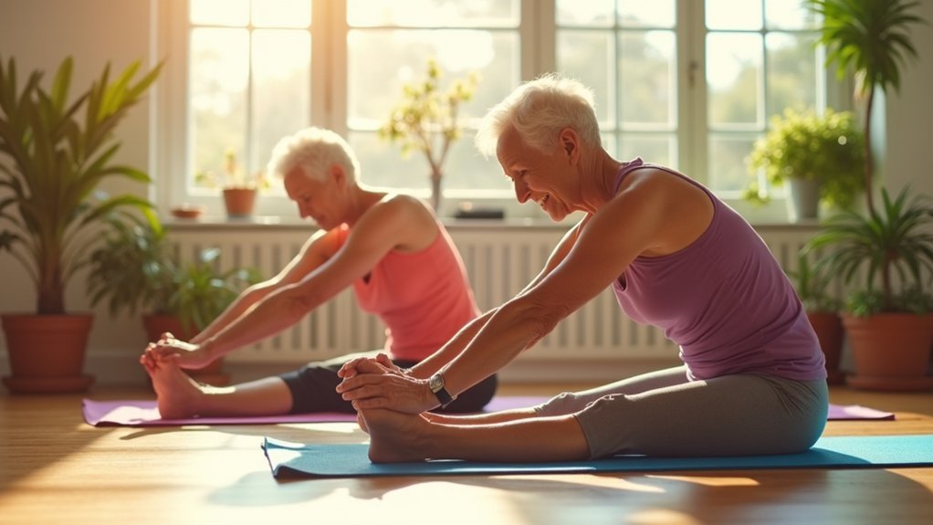 combat stiffness with stretching