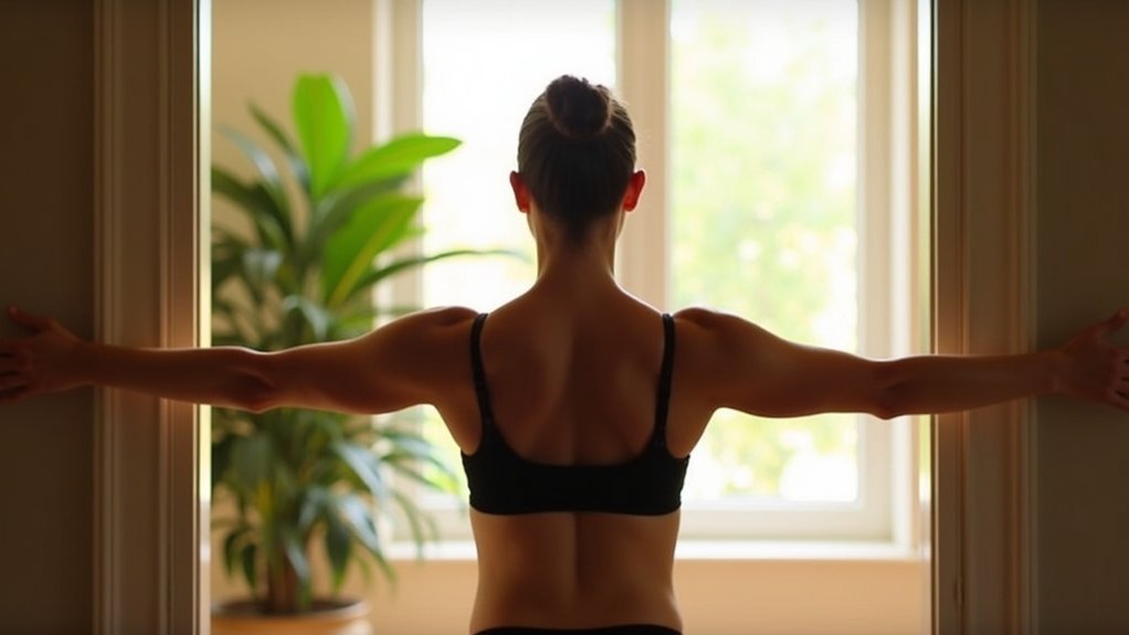doorway stretch for shoulders