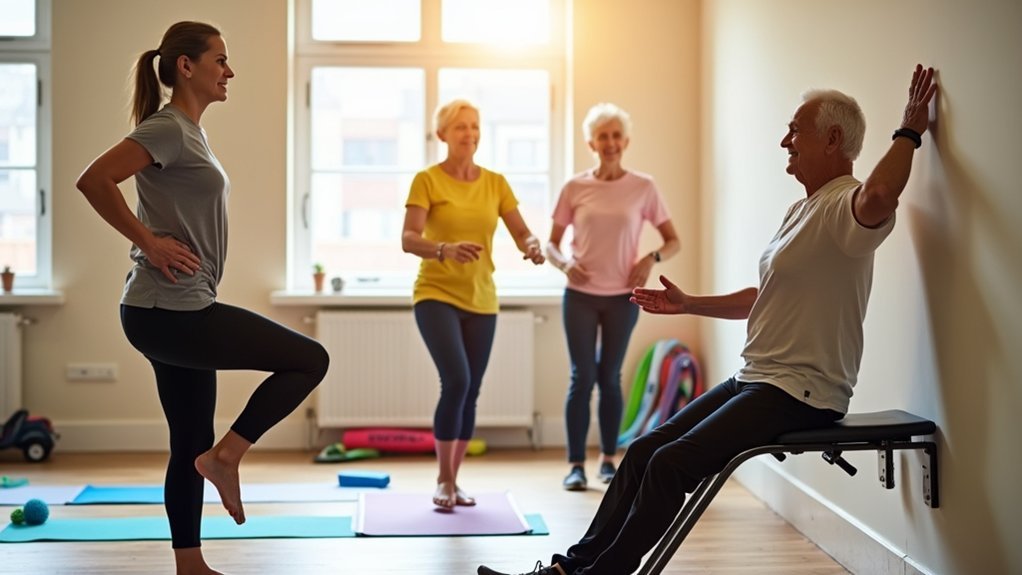 fall recovery exercises for seniors