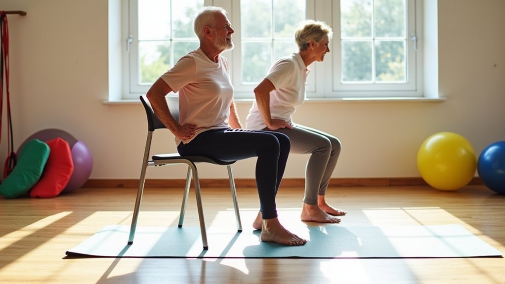 floor to standing recovery techniques