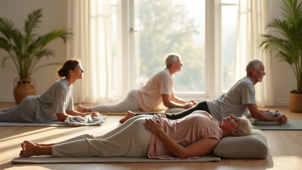 gentle poses for aging