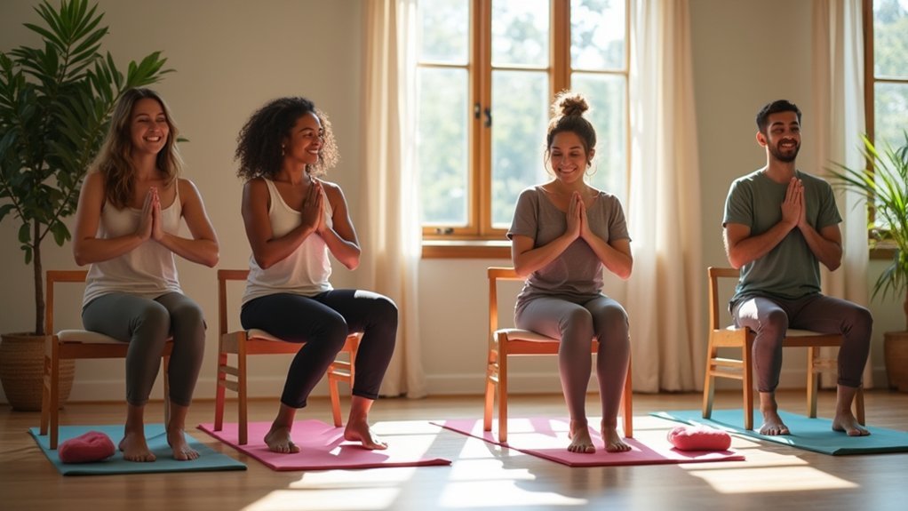 gentle seated chair yoga