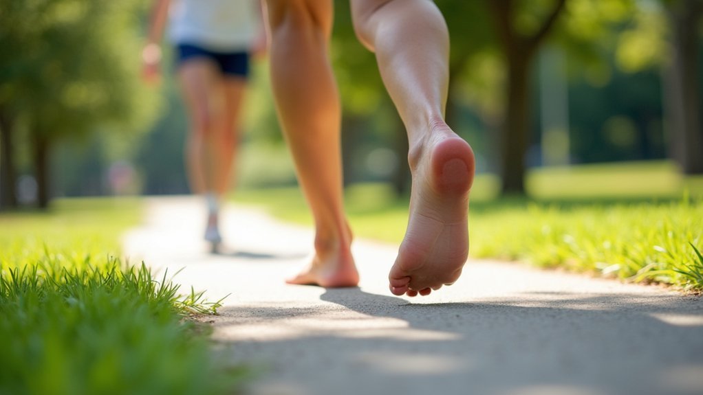 heel to toe balance exercise