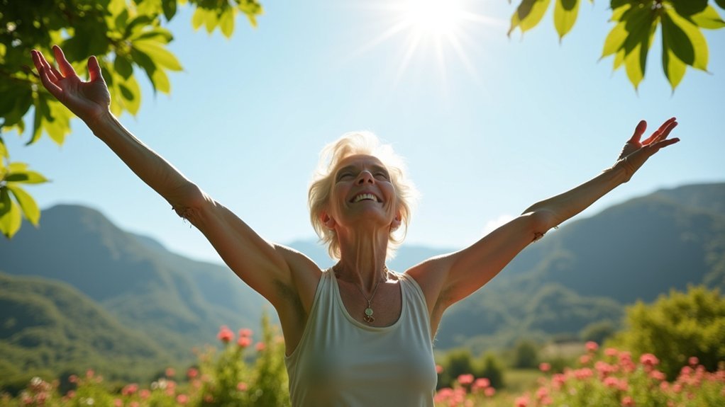 mindful breathing with movement