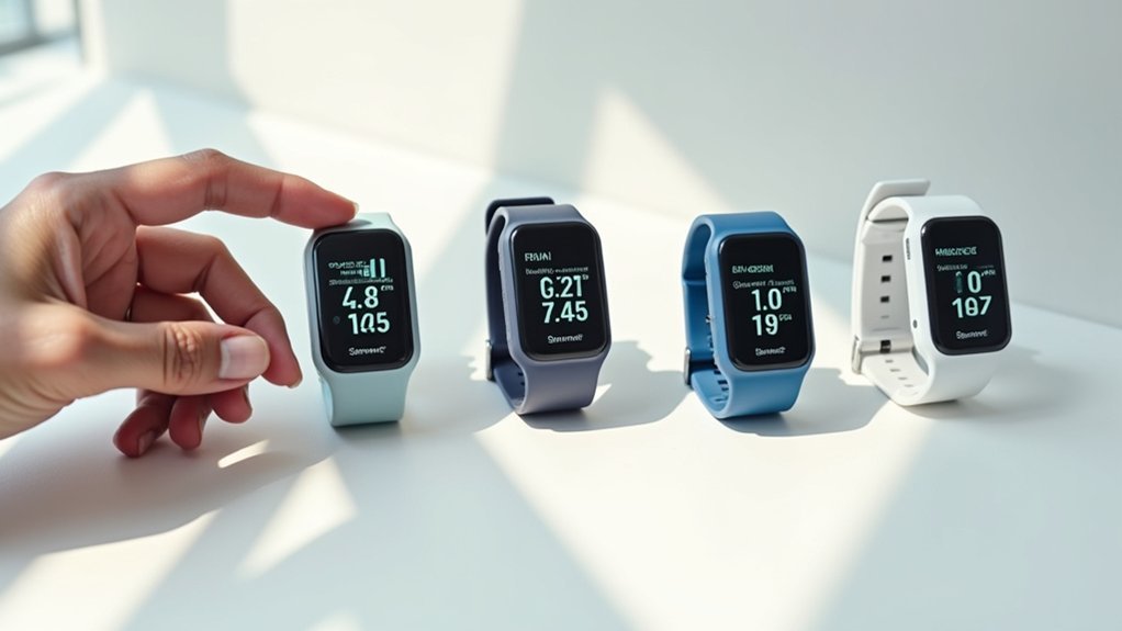 pedometers with large displays