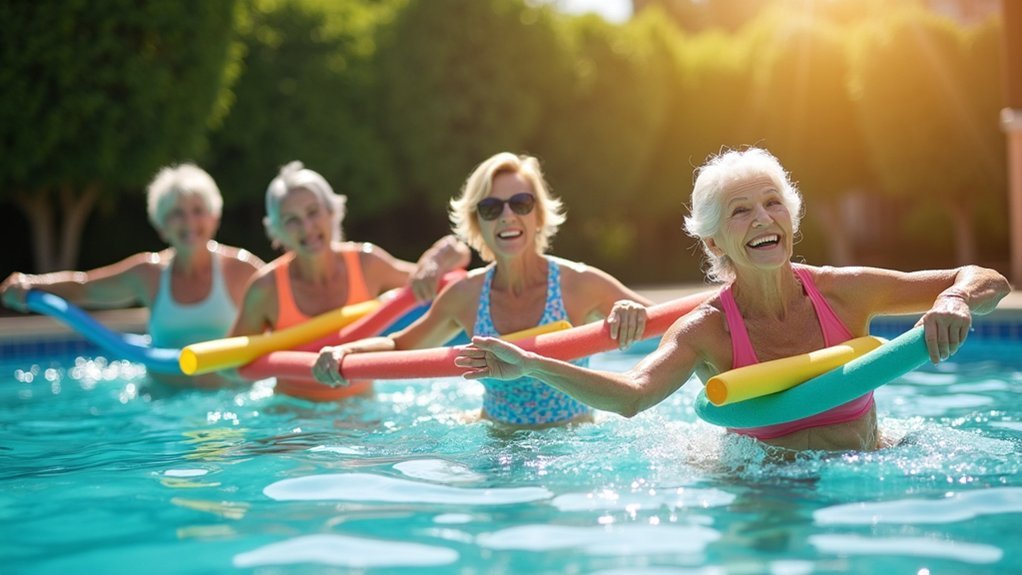 pool noodle balance exercises