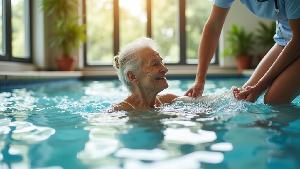 pool therapy aids recovery