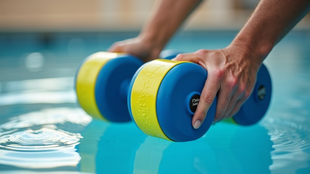 premium aquatic fitness dumbbells