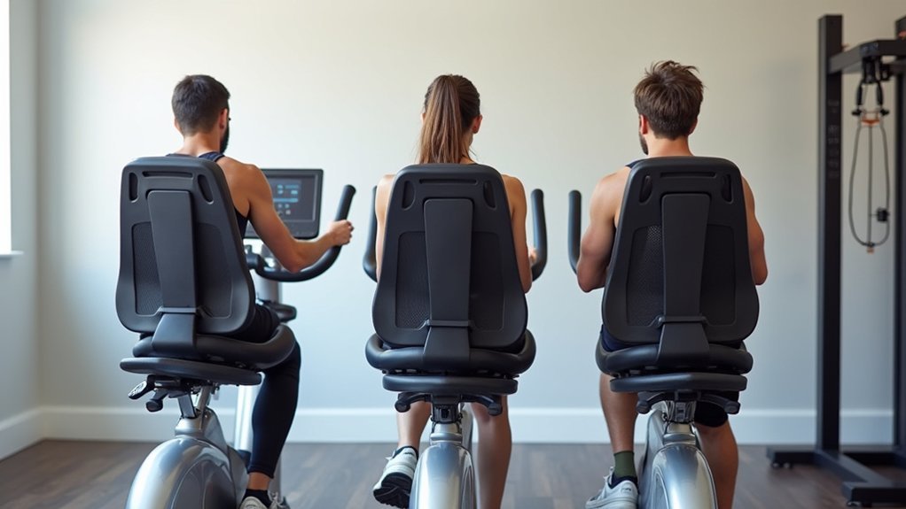recumbent bikes with support