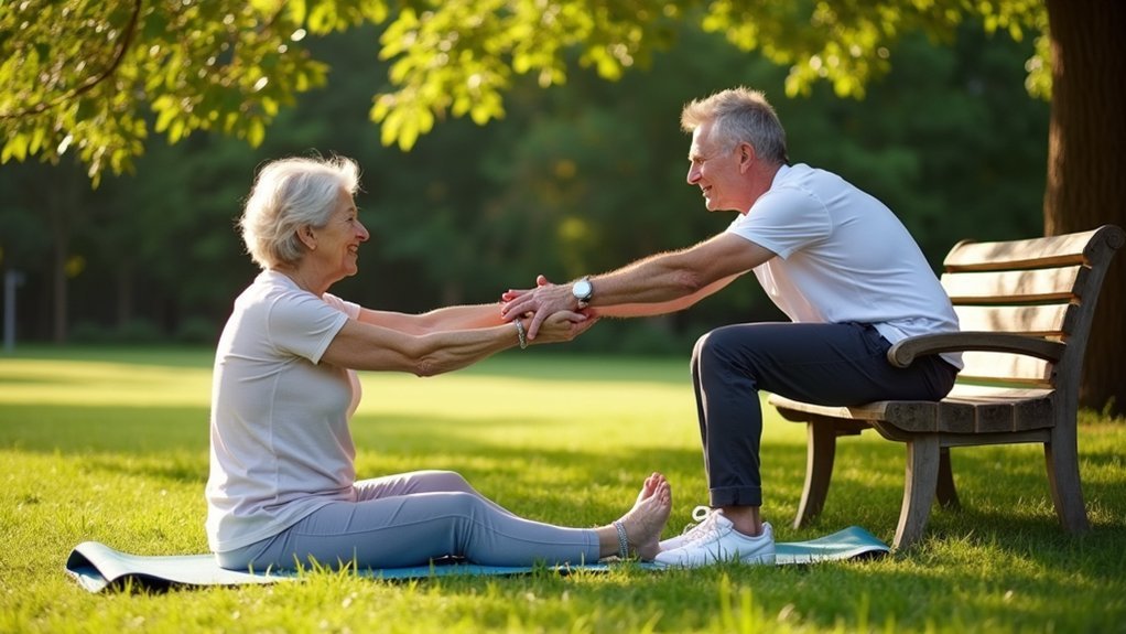 safe stretching for seniors