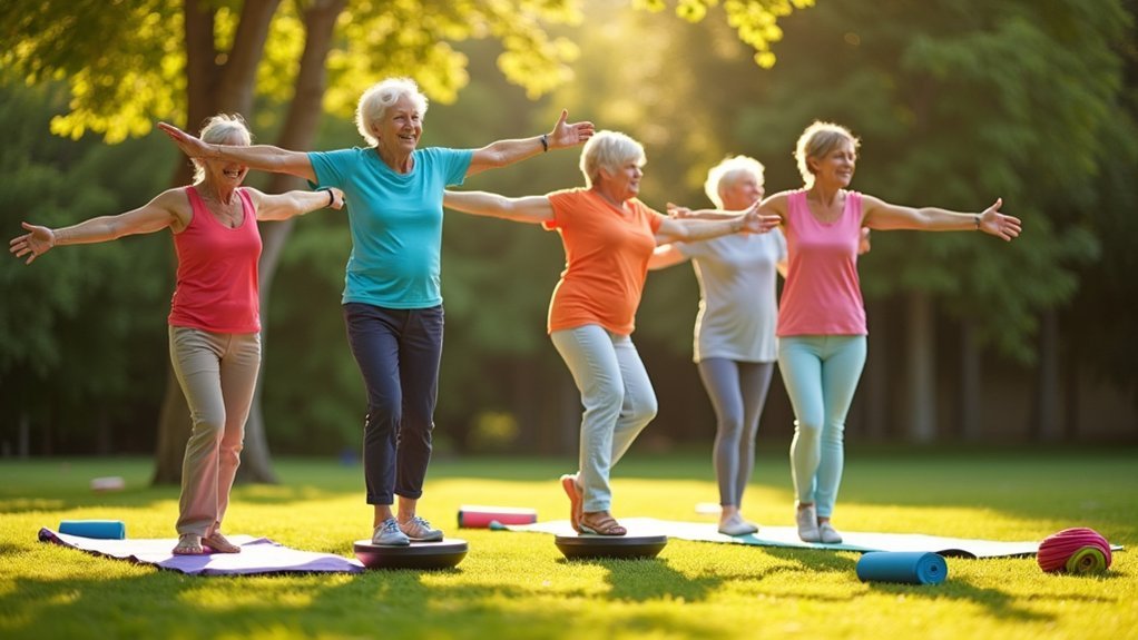 senior balance proprioception exercises