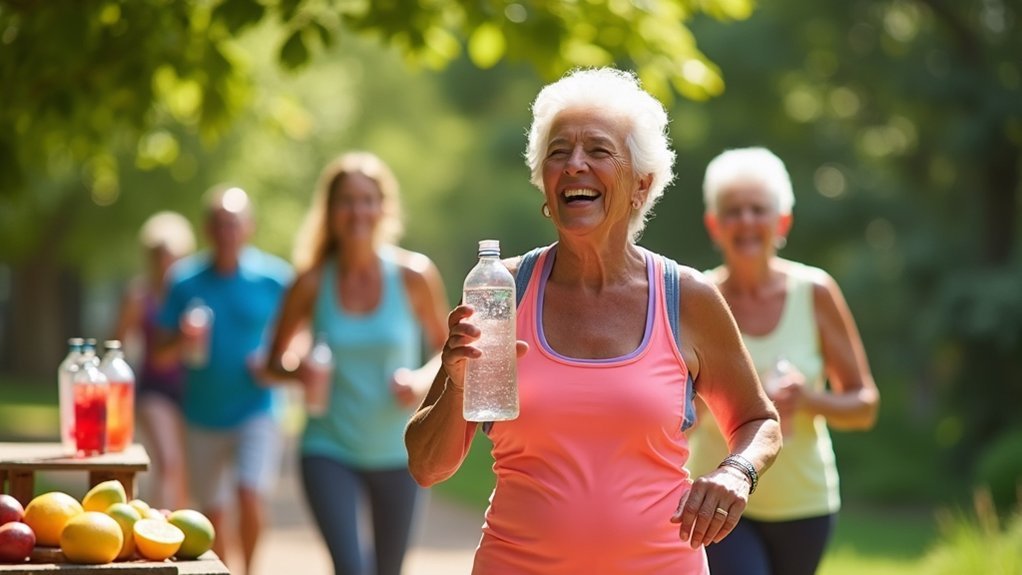 senior exercise hydration tips