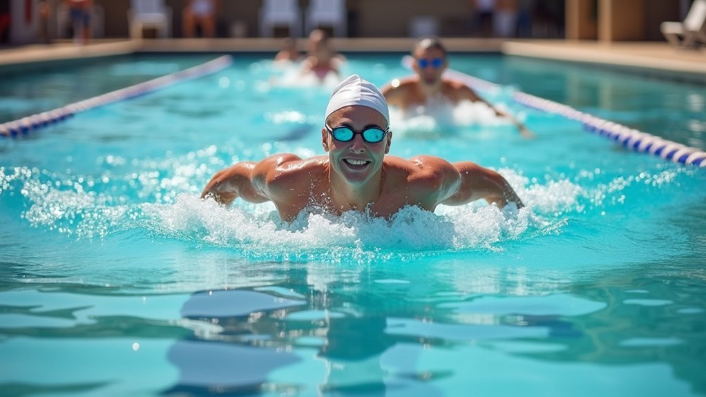 swimming and weight bearing exercises