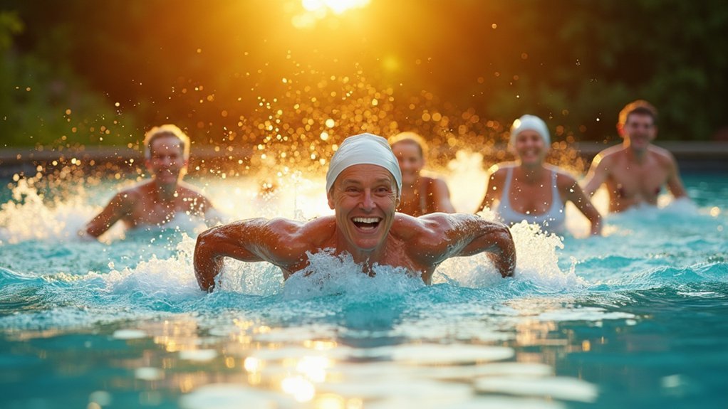 swimming boosts calorie burning