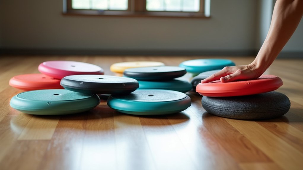 top core strength balance discs