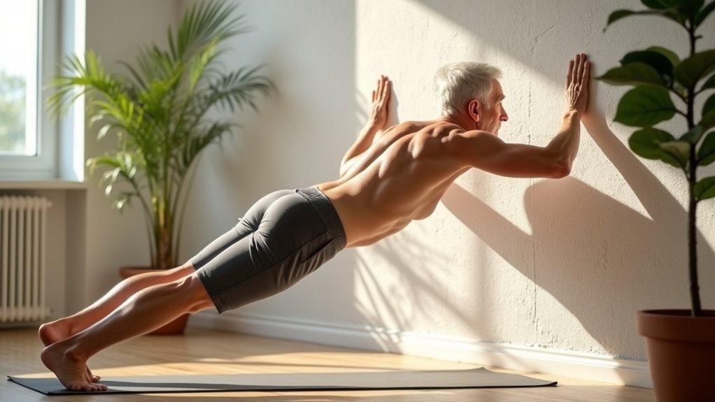 wall push ups for strength
