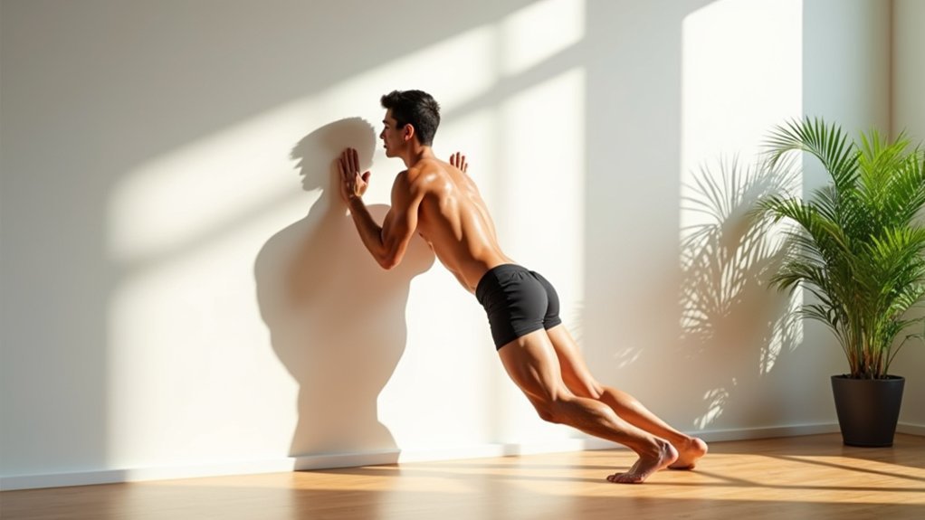 wall push ups for strength