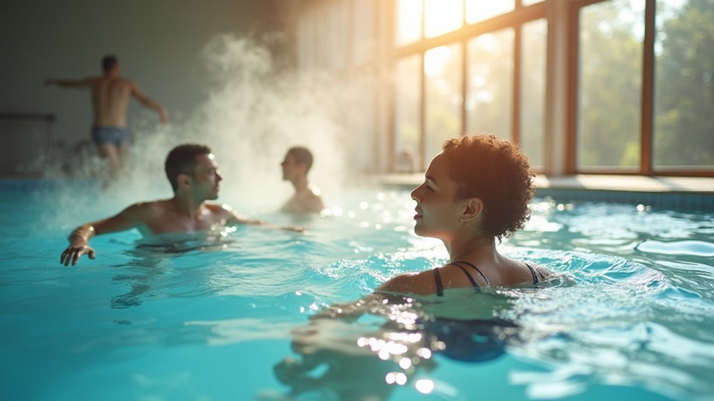 warm water muscle relaxation