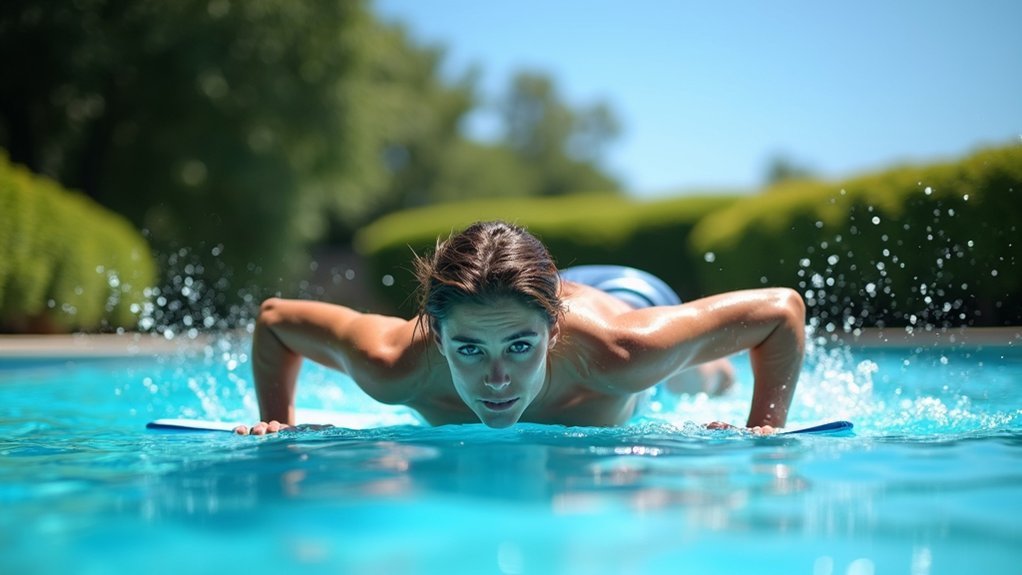 water based core strengthening exercise