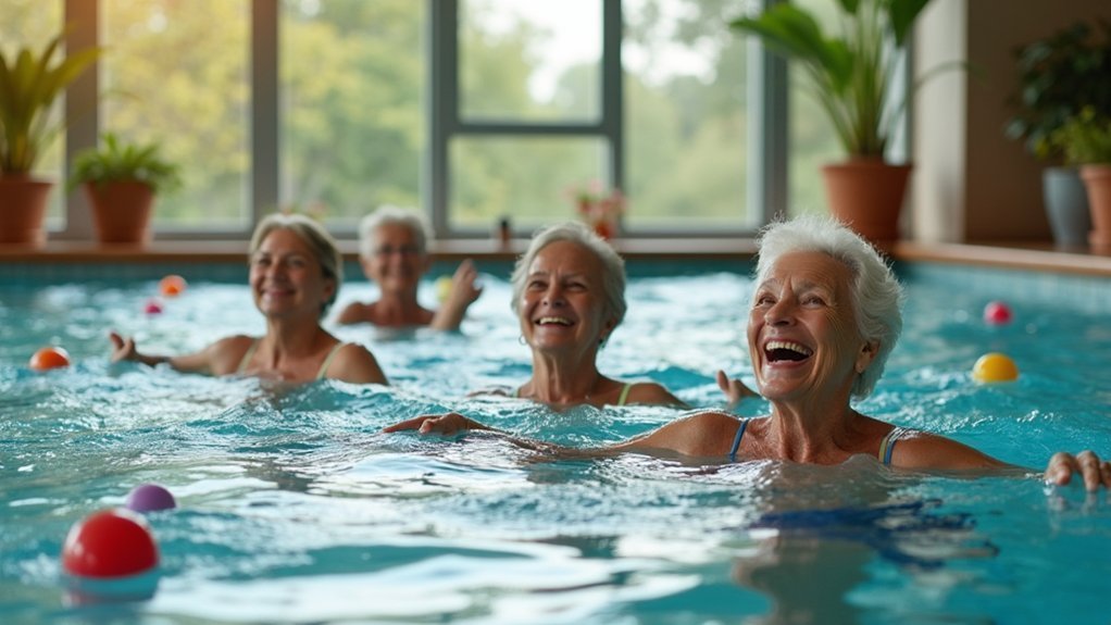 water exercise alleviates joint pain