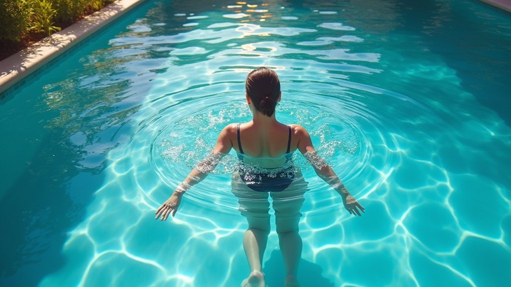 water exercise boosts circulation