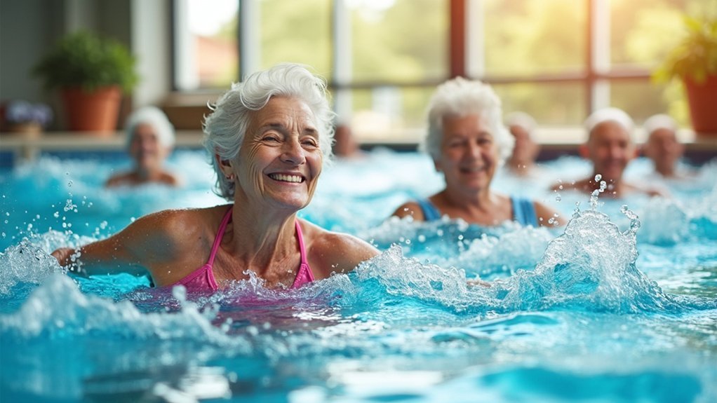 water exercise relieves discomfort