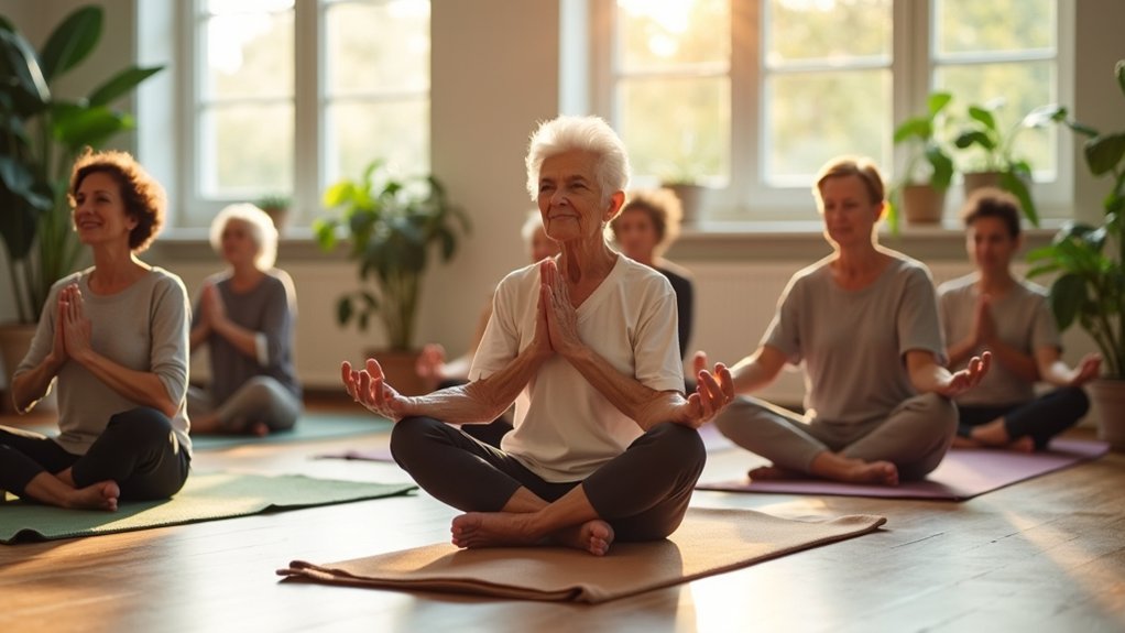 yoga poses for seniors