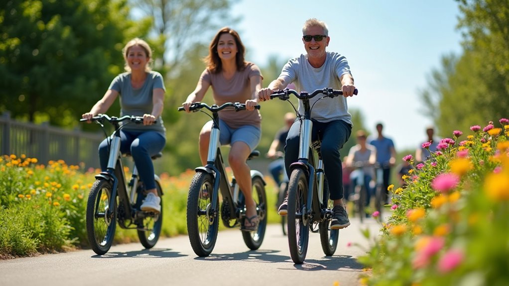 accessible pedal assisted cycling experience