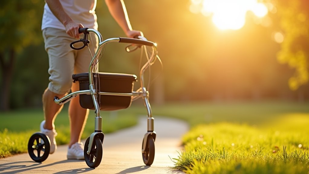 adjustable ergonomic walker features