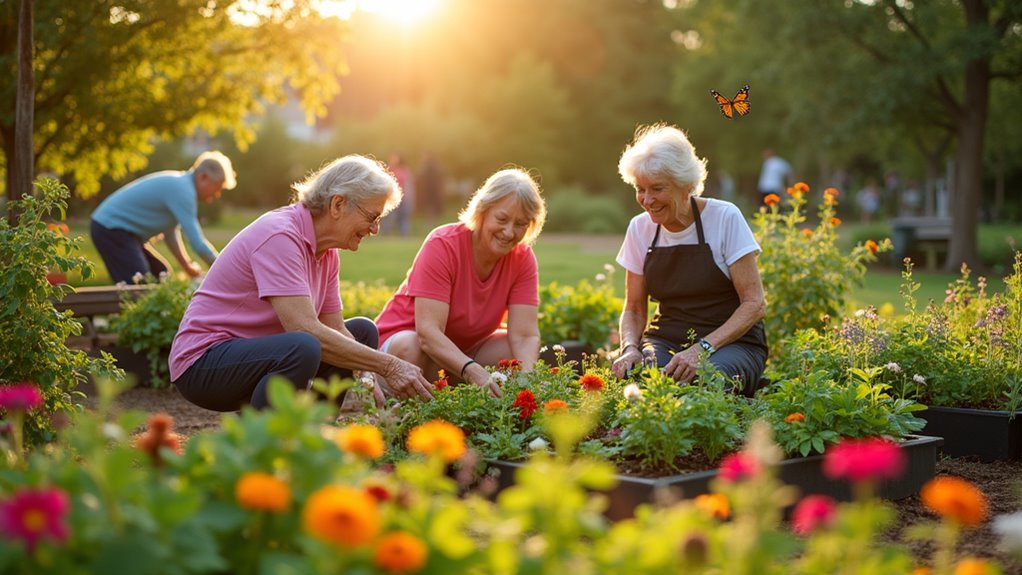 cultivating relationships through gardening