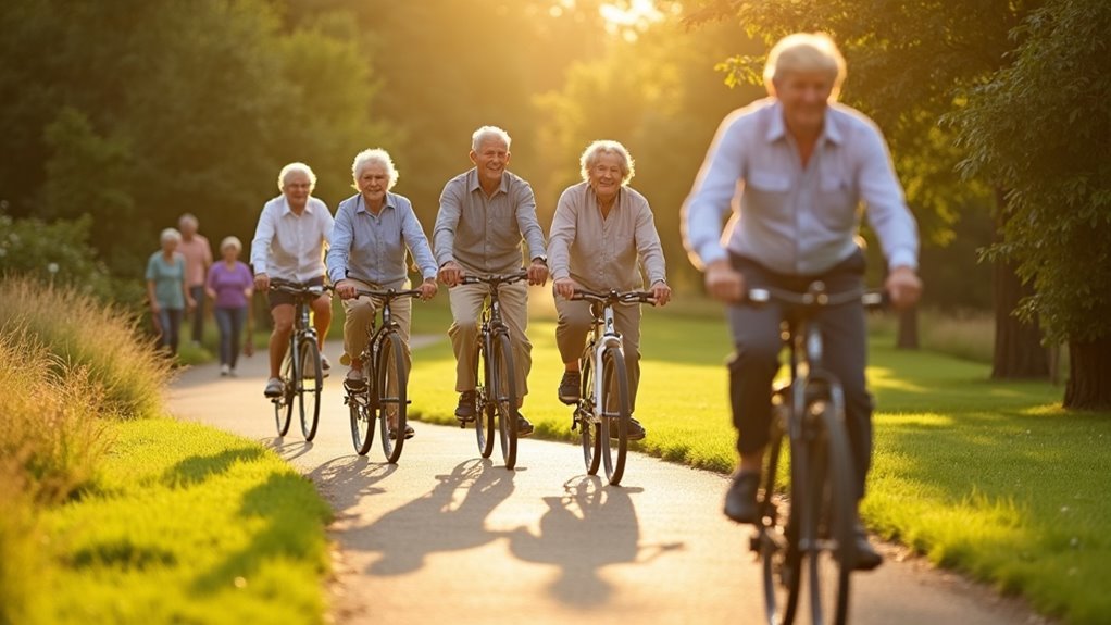 daily walking and cycling