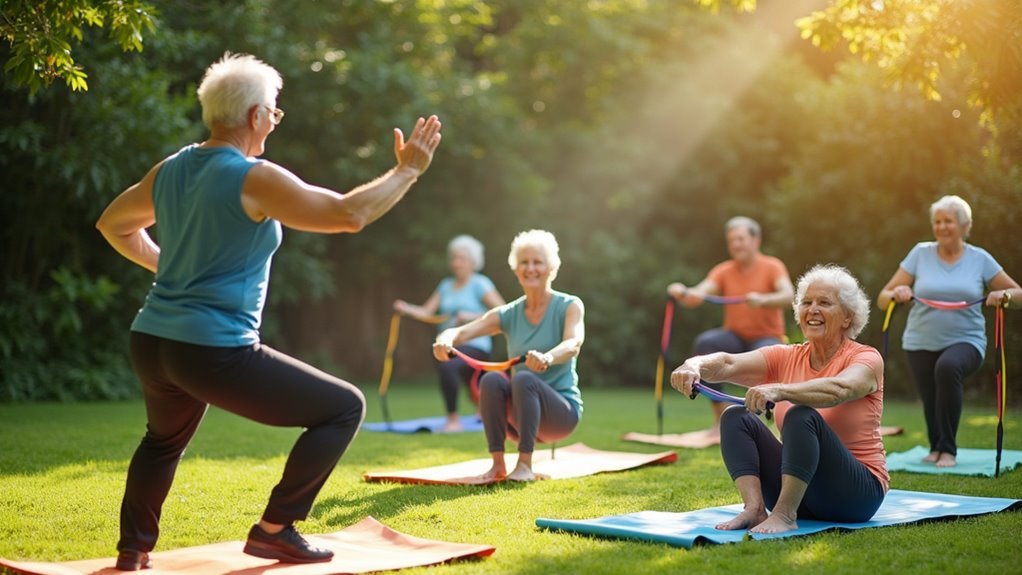 exercise enhances senior independence