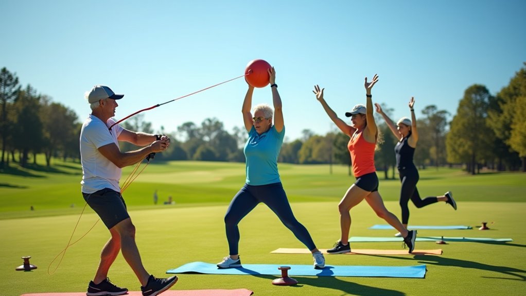 golf workouts for retirees