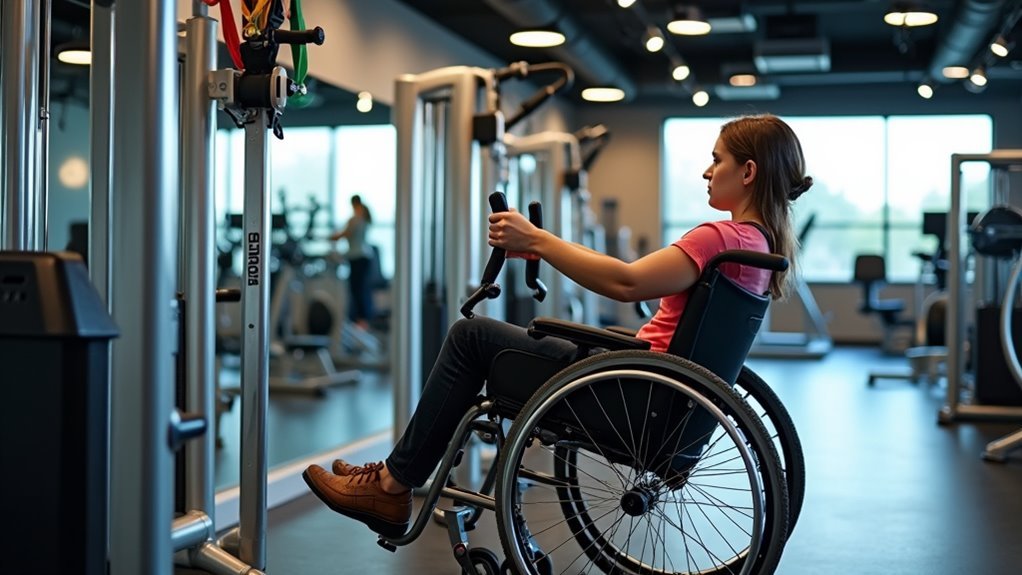 inclusive wheelchair exercise equipment