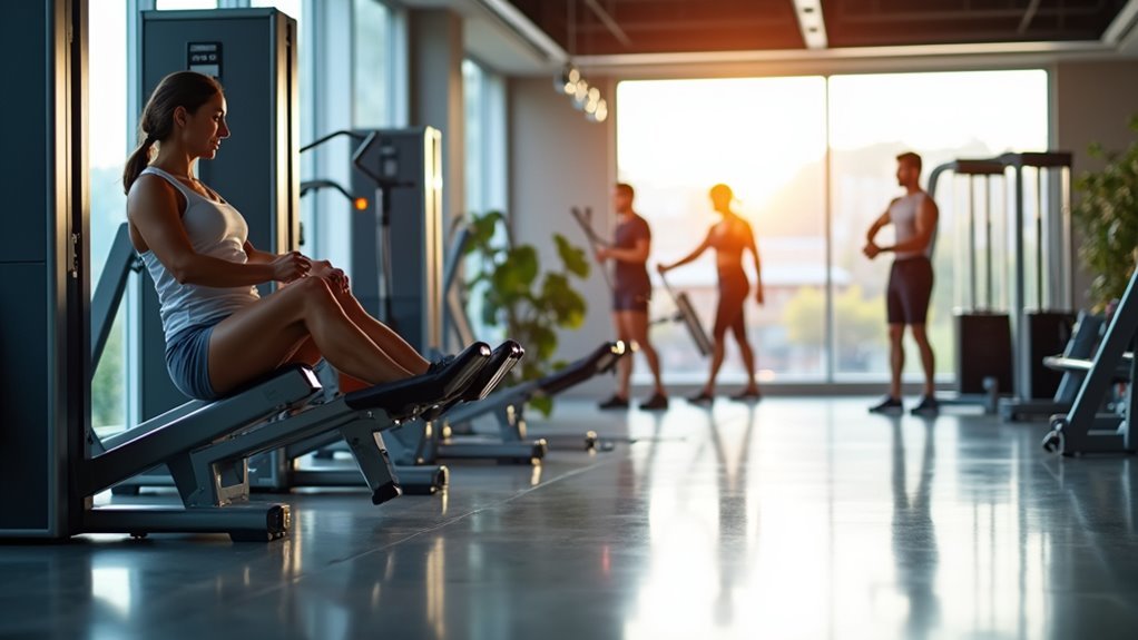 knee friendly leg machines